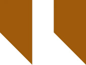 Abstract geometric shapes in brown and black.